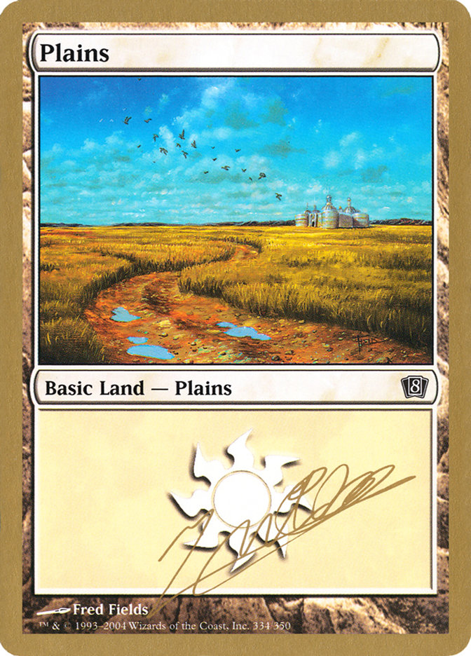 Plains (jn334) (Julien Nuijten) [World Championship Decks 2004] | D20 Games