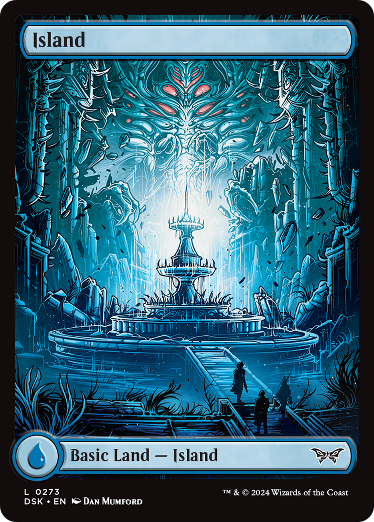 Island (273) - Full Art [Duskmourn: House of Horror] | D20 Games