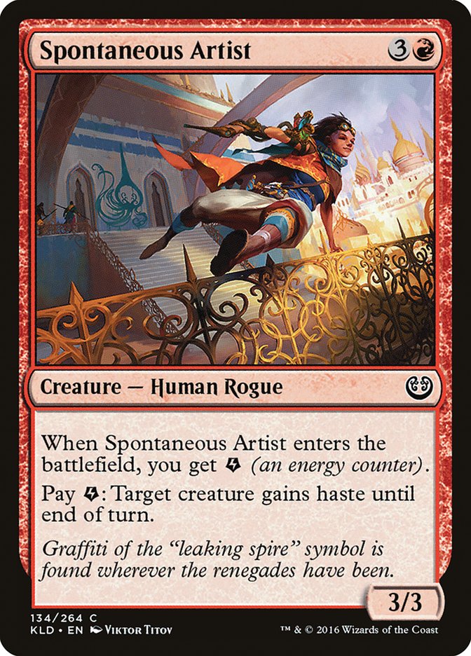 Spontaneous Artist [Kaladesh] | D20 Games