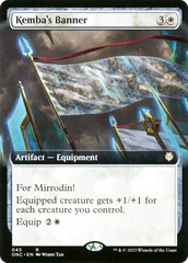 Kemba's Banner (Extended Art) [Phyrexia: All Will Be One Commander] | D20 Games