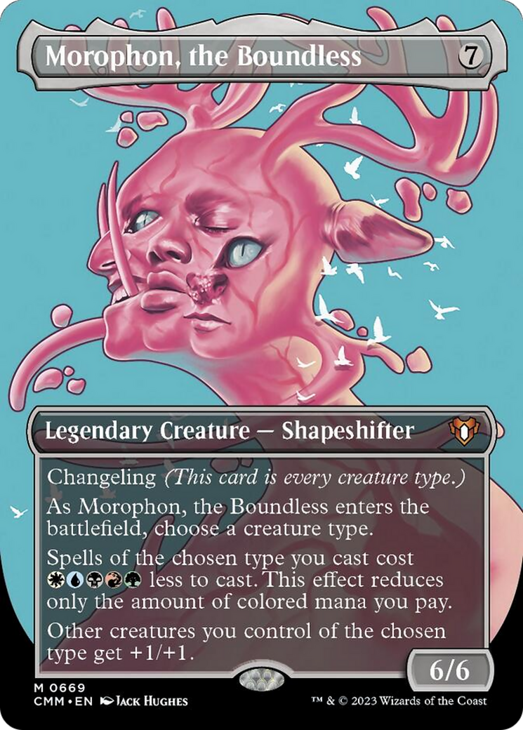 Morophon, the Boundless (Borderless Profile) [Commander Masters] | D20 Games