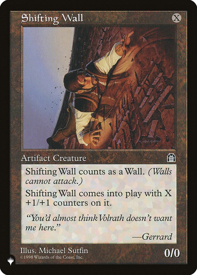 Shifting Wall [The List] | D20 Games