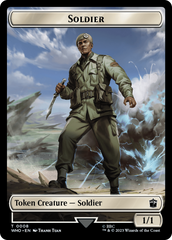 Soldier // Alien Warrior Double-Sided Token [Doctor Who Tokens] | D20 Games