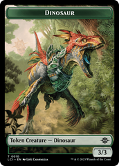 Gnome // Dinosaur (0010) Double-Sided Token [The Lost Caverns of Ixalan Tokens] | D20 Games