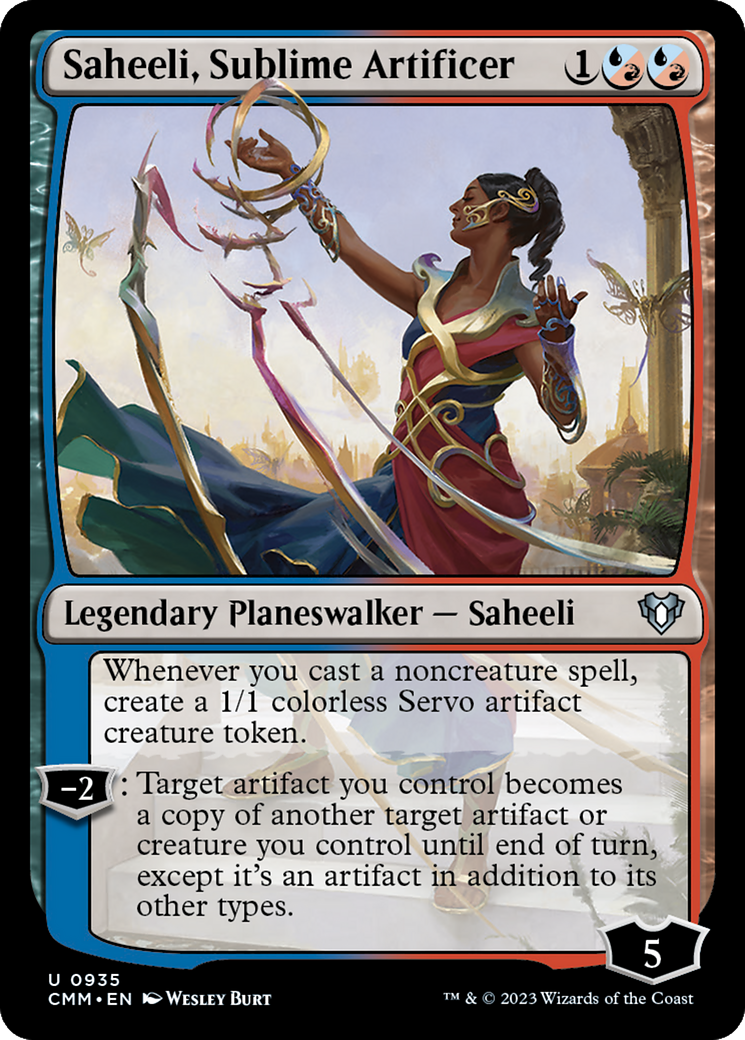 Saheeli, Sublime Artificer [Commander Masters] | D20 Games