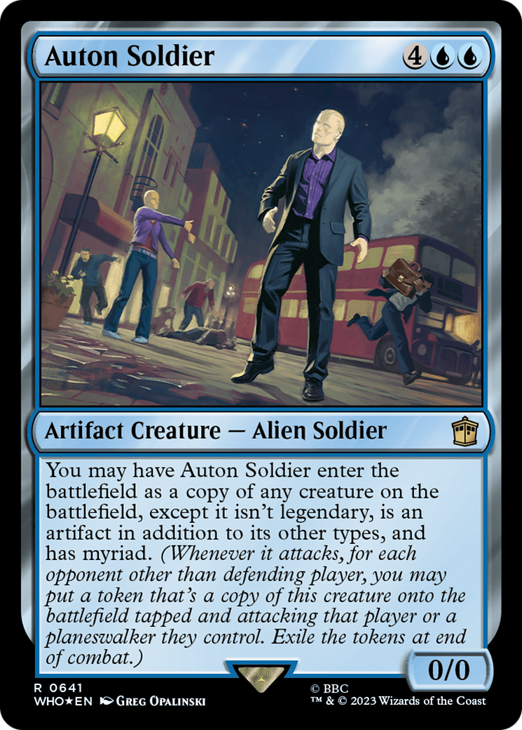 Auton Soldier (Surge Foil) [Doctor Who] | D20 Games