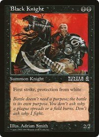 Black Knight (Oversized) [Oversize Cards] | D20 Games