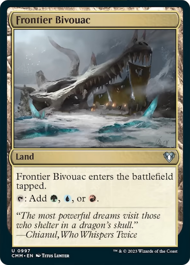 Frontier Bivouac [Commander Masters] | D20 Games