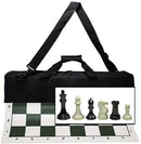 Ultimate Tournament Silicone Chess Set - Green, 4 in. King