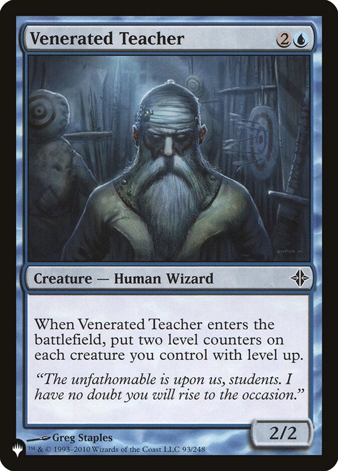 Venerated Teacher [The List] | D20 Games