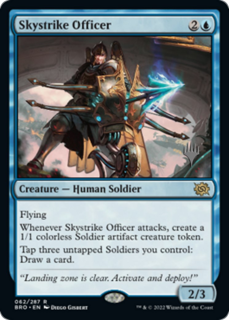 Skystrike Officer (Promo Pack) [The Brothers' War Promos] | D20 Games