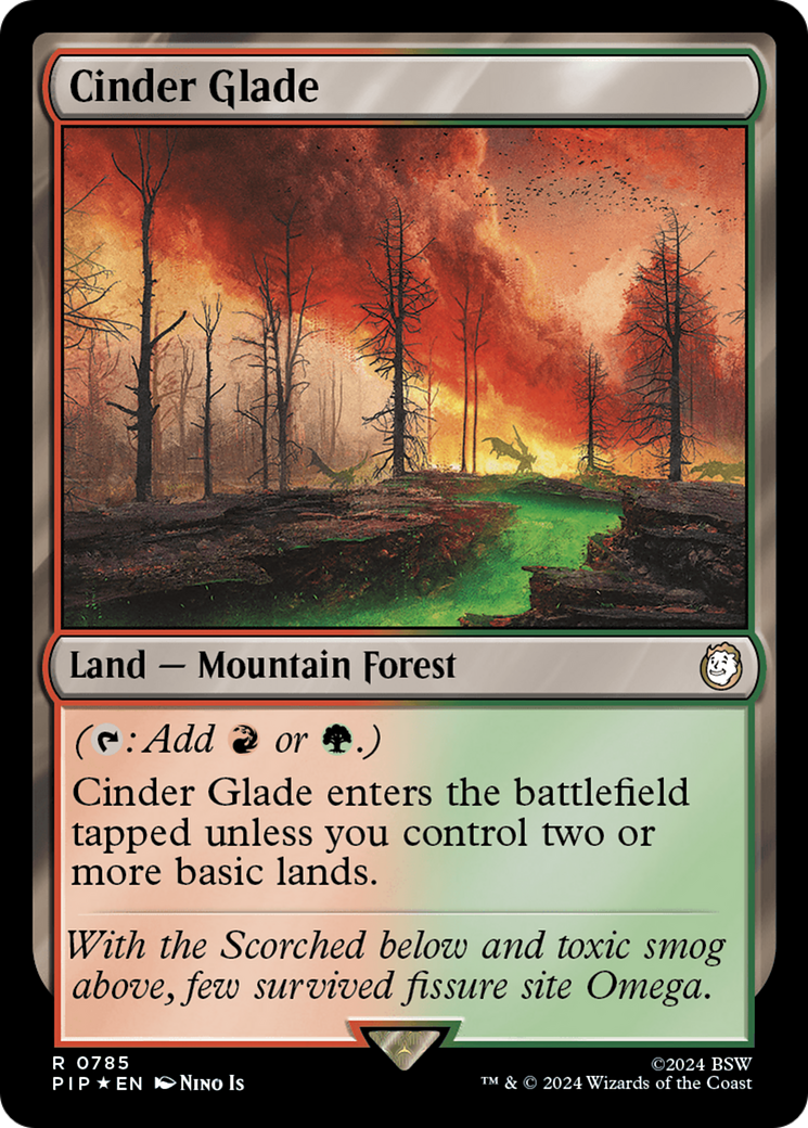 Cinder Glade (Surge Foil) [Fallout] | D20 Games