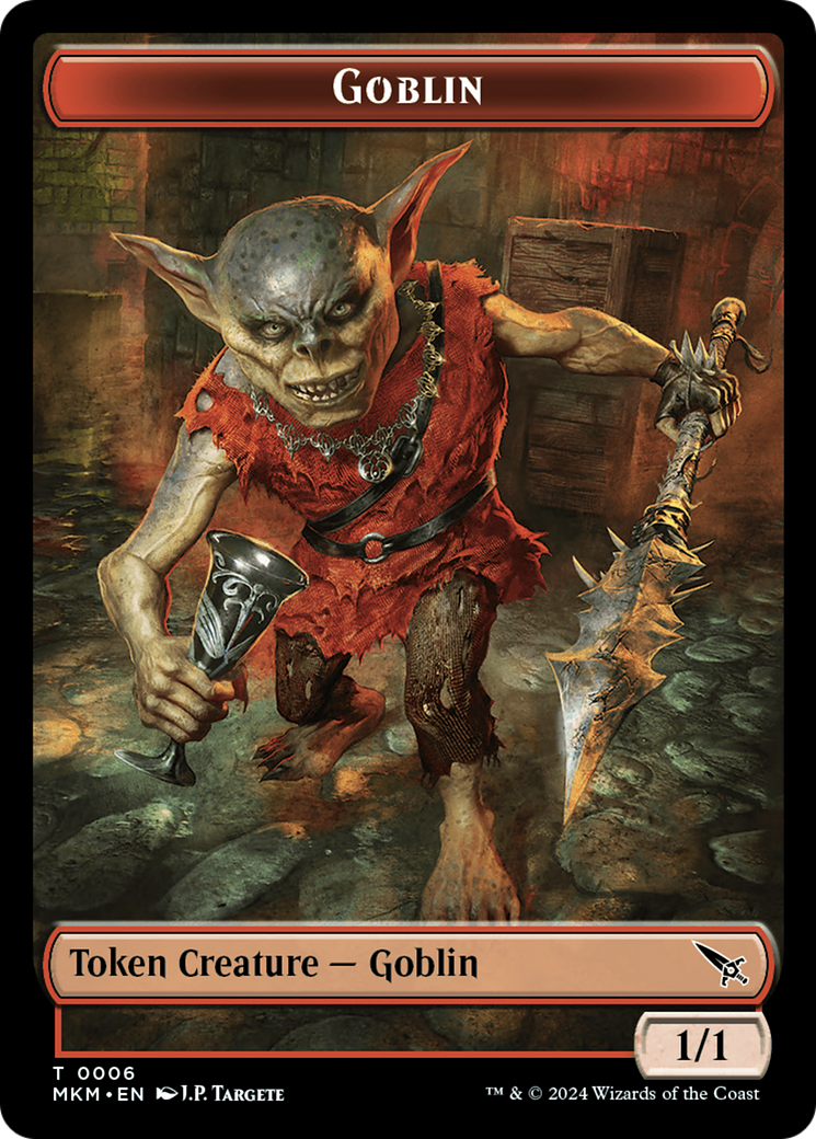 Goblin Token [Murders at Karlov Manor Tokens] | D20 Games