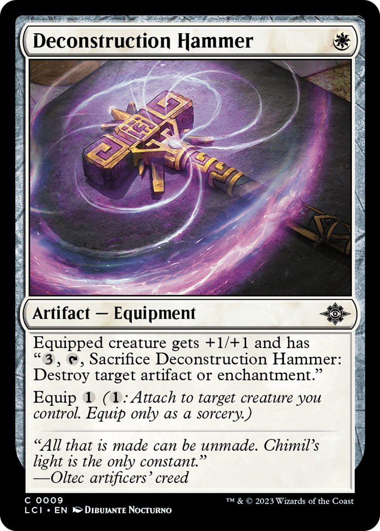 Deconstruction Hammer [The Lost Caverns of Ixalan] | D20 Games