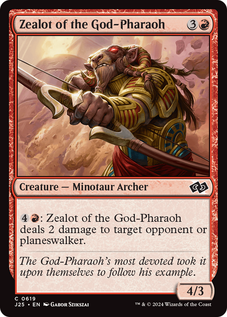 Zealot of the God-Pharaoh [Foundations Jumpstart] | D20 Games