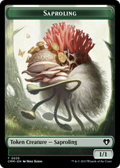 Saproling // Satyr Double-Sided Token [Commander Masters Tokens] | D20 Games