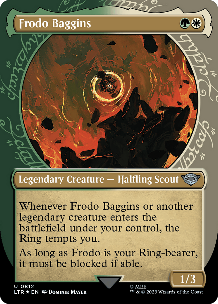 Frodo Baggins (Showcase) (Surge Foil) [The Lord of the Rings: Tales of Middle-Earth] | D20 Games