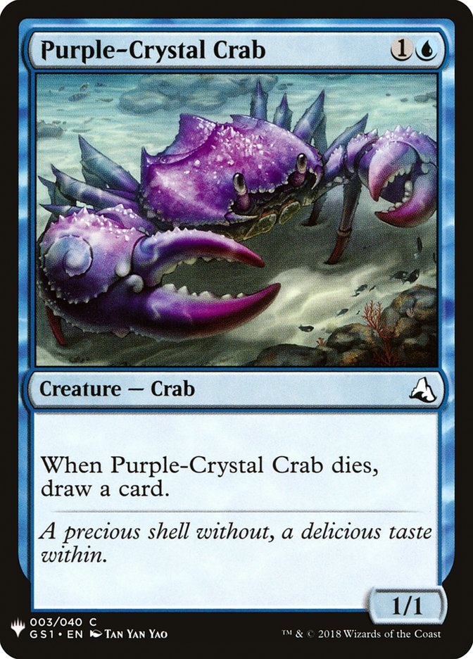 Purple-Crystal Crab [Mystery Booster] | D20 Games