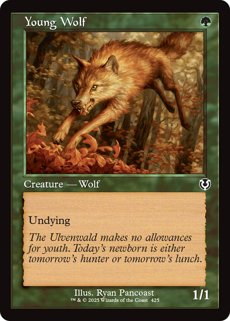 Young Wolf (Retro Frame) [Innistrad Remastered] | D20 Games