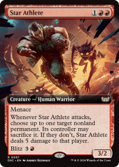 Star Athlete (Extended Art) [Duskmourn: House of Horror Commander] | D20 Games