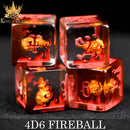 Fireball 4D6 Dice Set