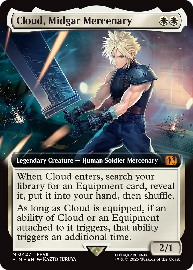 Cloud, Midgar Mercenary (Extended Art) [FINAL FANTASY] | D20 Games
