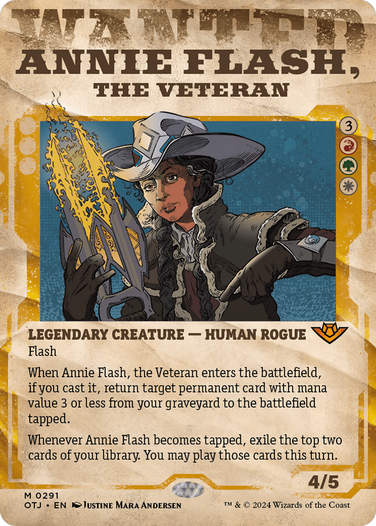 Annie Flash, the Veteran (Showcase) [Outlaws of Thunder Junction] | D20 Games