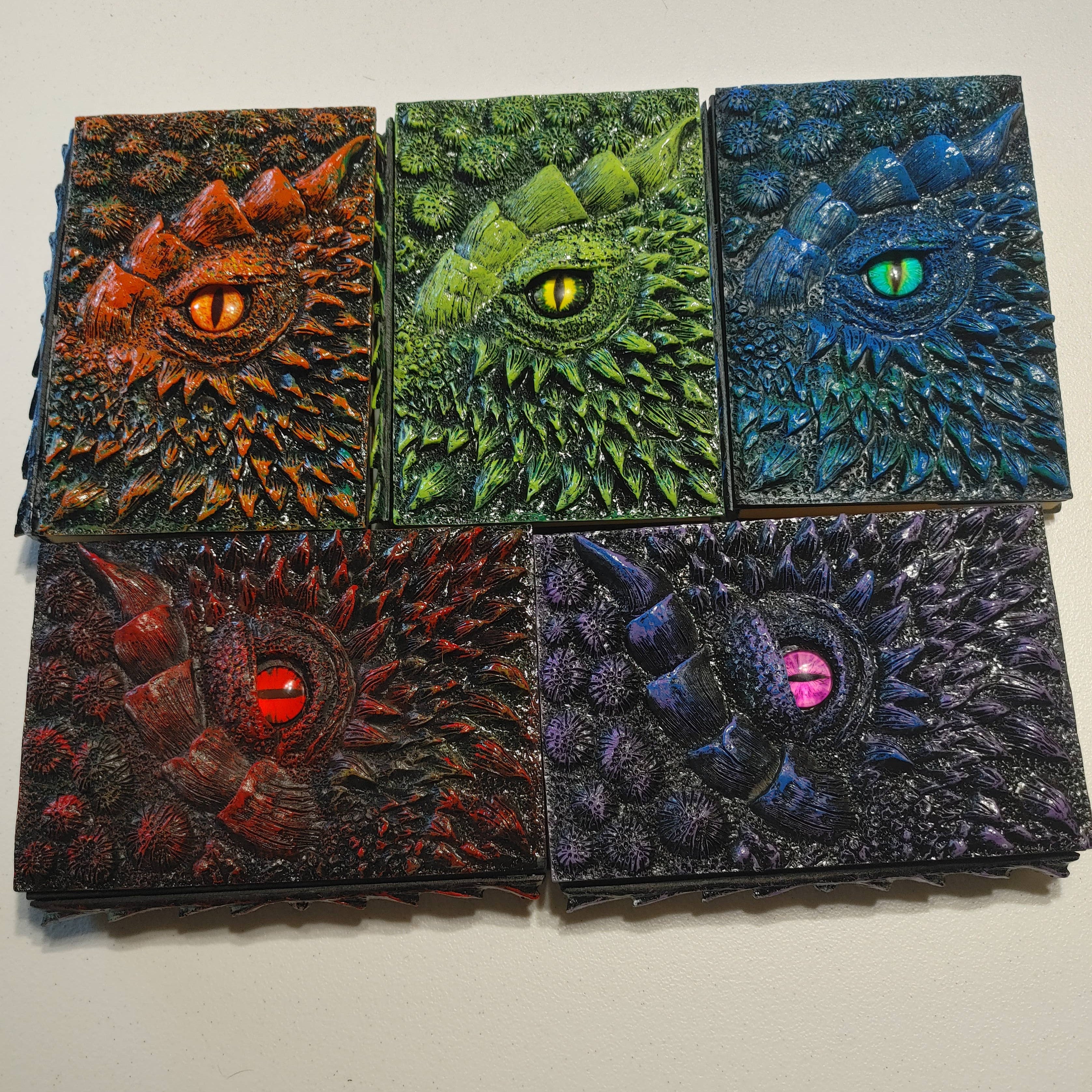 3D Dragon Journal (Resin): Blue | D20 Games