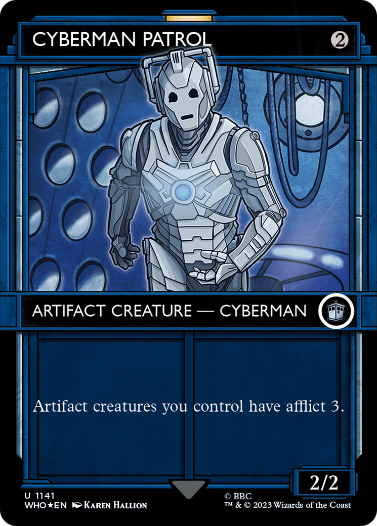 Cyberman Patrol (Showcase) (Surge Foil) [Doctor Who] | D20 Games