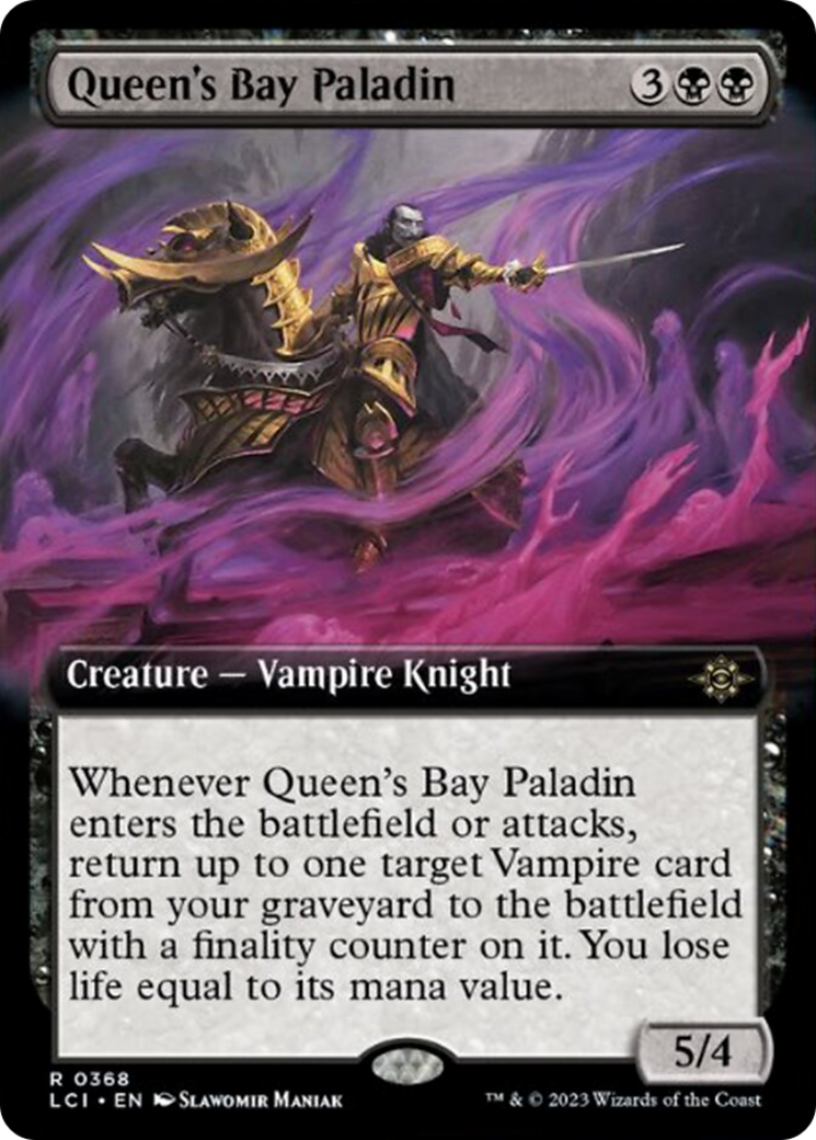 Queen's Bay Paladin (Extended Art) [The Lost Caverns of Ixalan] | D20 Games