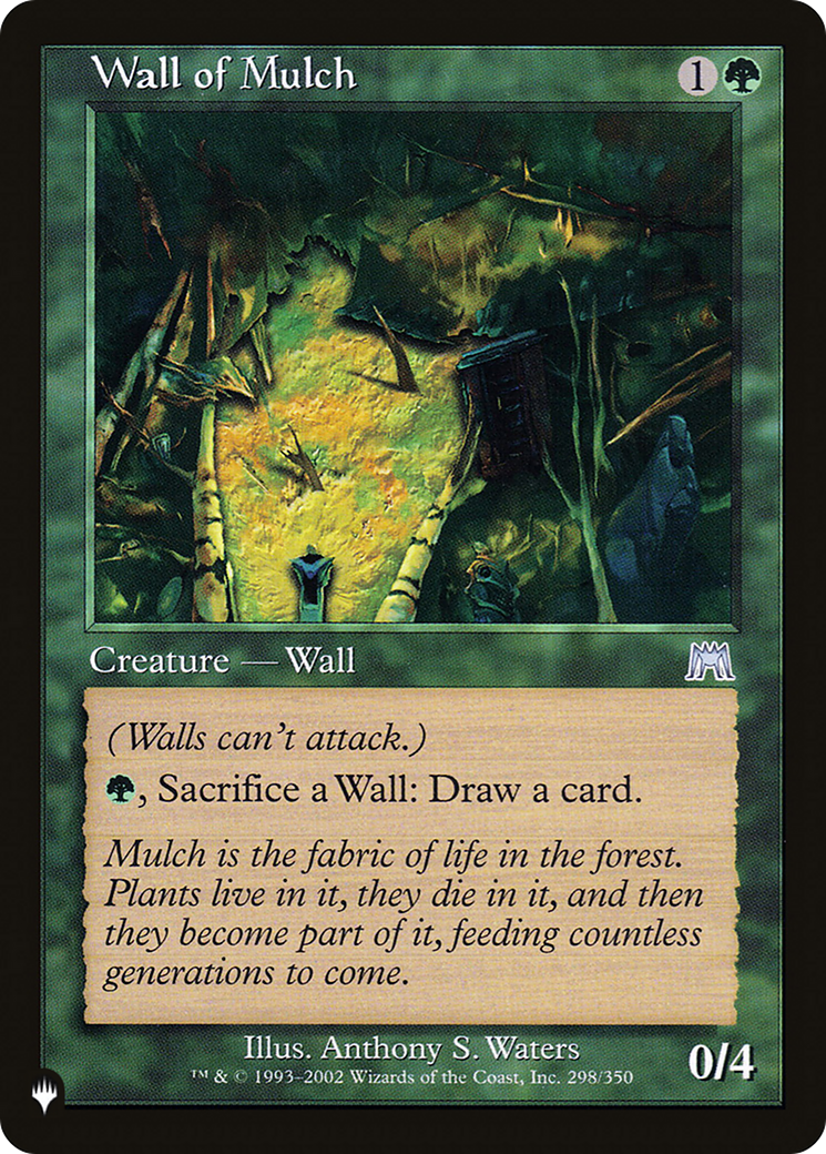 Wall of Mulch [The List Reprints] | D20 Games