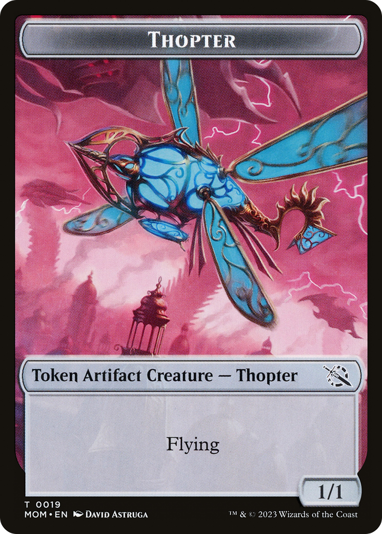 Soldier // Thopter Double-Sided Token [March of the Machine Tokens] | D20 Games