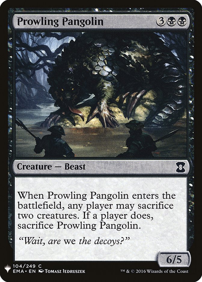 Prowling Pangolin [Mystery Booster] | D20 Games