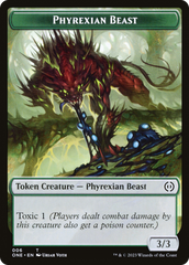 Phyrexian Beast Token [Phyrexia: All Will Be One Tokens] | D20 Games