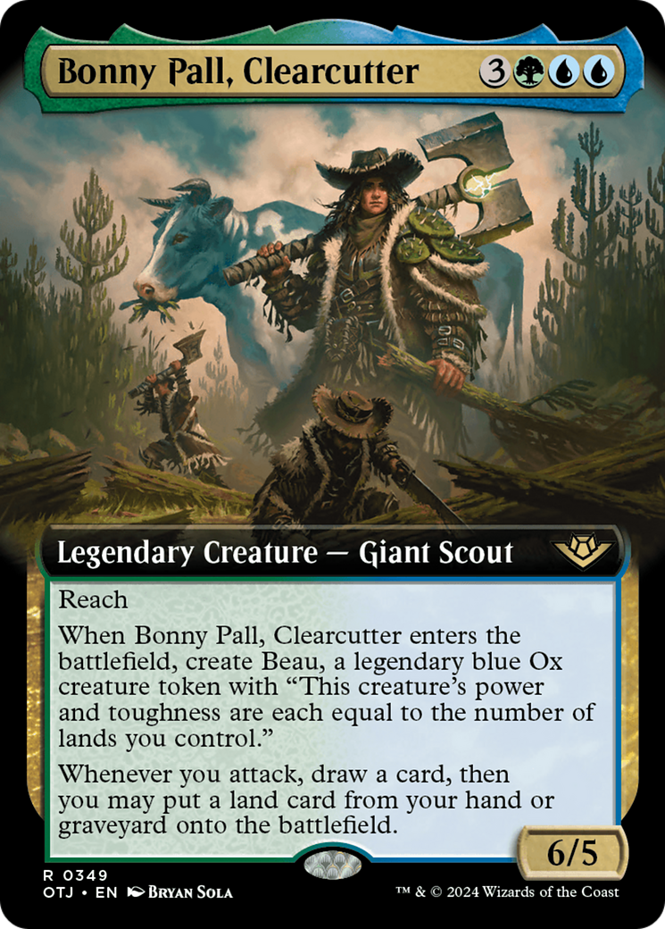 Bonny Pall, Clearcutter (Extended Art) [Outlaws of Thunder Junction] | D20 Games