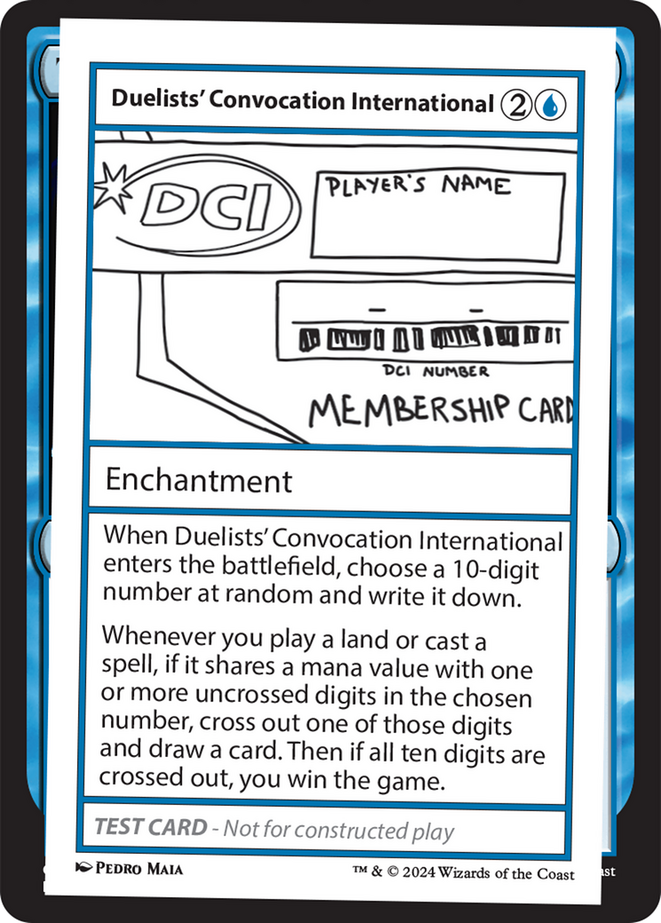 Duelists' Convocation International [Mystery Booster 2 Playtest Cards] | D20 Games