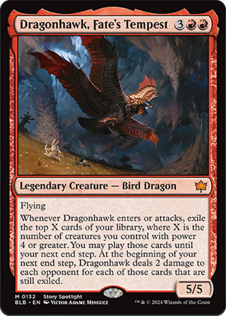 Dragonhawk, Fate's Tempest [Bloomburrow] | D20 Games