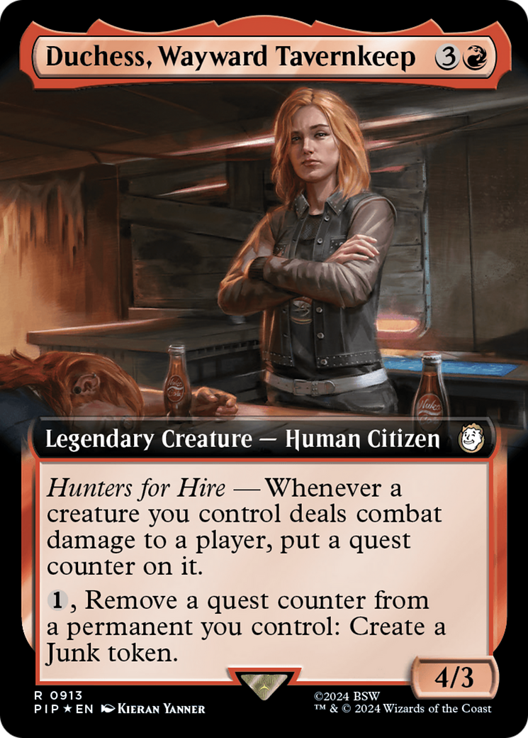 Duchess, Wayward Tavernkeep (Extended Art) (Surge Foil) [Fallout] | D20 Games