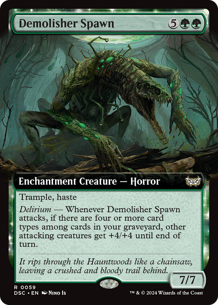 Demolisher Spawn (Extended Art) [Duskmourn: House of Horror Commander] | D20 Games