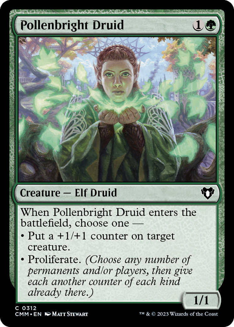 Pollenbright Druid [Commander Masters] | D20 Games