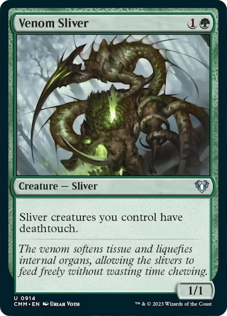 Venom Sliver [Commander Masters] | D20 Games