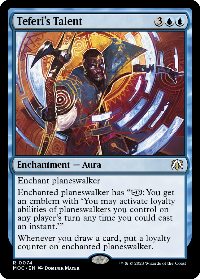 Teferi's Talent [March of the Machine Commander] | D20 Games