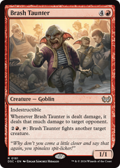 Brash Taunter [Duskmourn: House of Horror Commander] | D20 Games