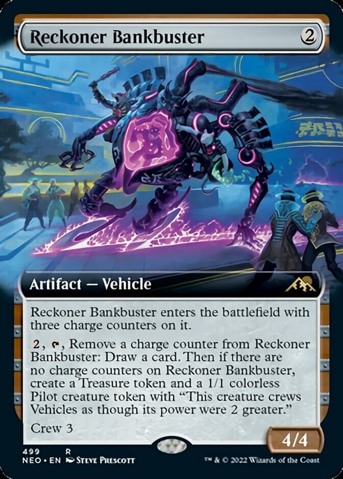 Reckoner Bankbuster (Extended Art) [Kamigawa: Neon Dynasty] | D20 Games