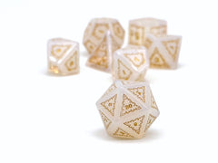 Holiday Orc Mystery Gemstone or Glass Dice Set with Premium Holiday Book Tin: Single | D20 Games