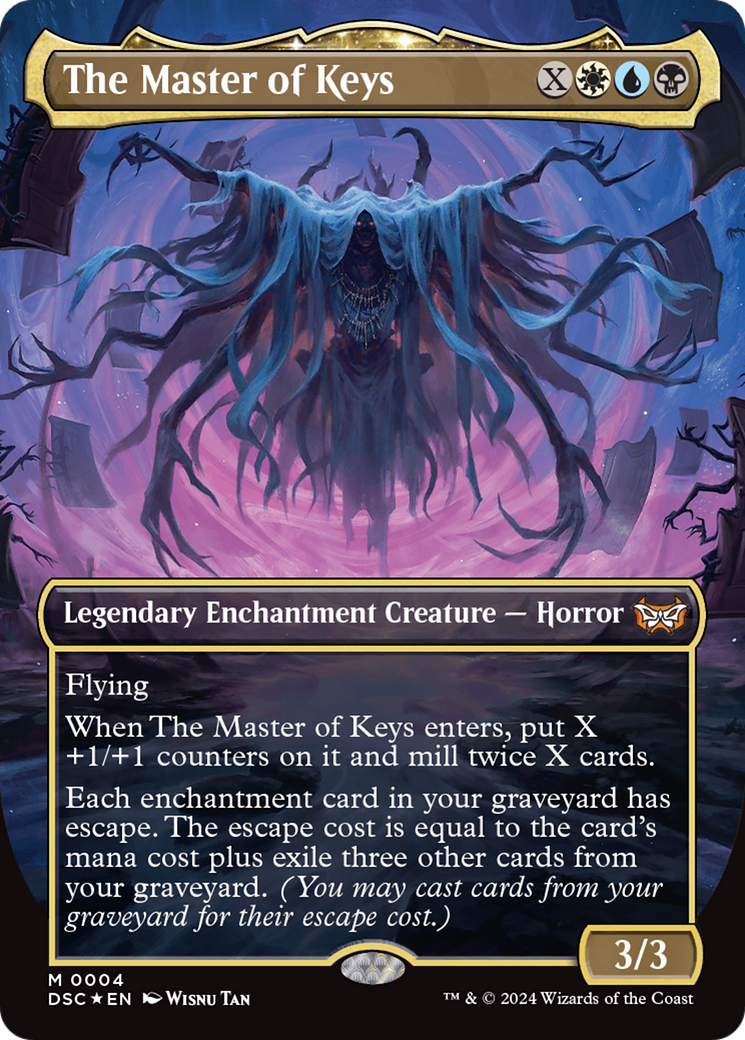 The Master of Keys (Borderless) [Duskmourn: House of Horror Commander] | D20 Games