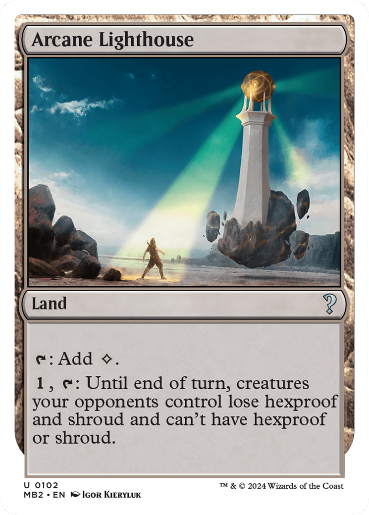 Arcane Lighthouse (White Border) [Mystery Booster 2] | D20 Games