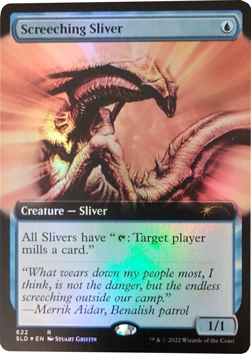 Screeching Sliver (Extended Art) [Secret Lair Drop Promos] | D20 Games