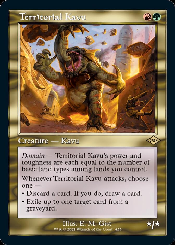 Territorial Kavu (Retro Foil Etched) [Modern Horizons 2] | D20 Games