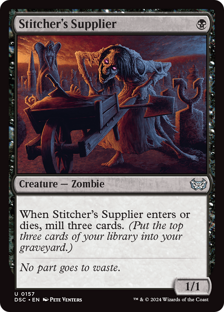 Stitcher's Supplier [Duskmourn: House of Horror Commander] | D20 Games